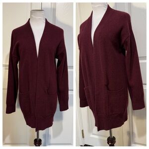 Cashmere! Orvis open front cashmere cardigan